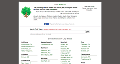 Desktop Screenshot of fruittrees.citykol.com